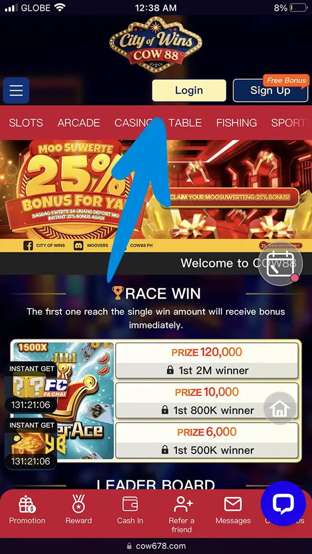 COW678 Login