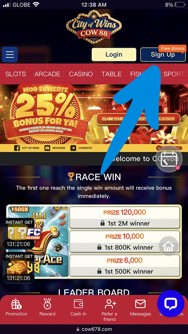 COW678 Register