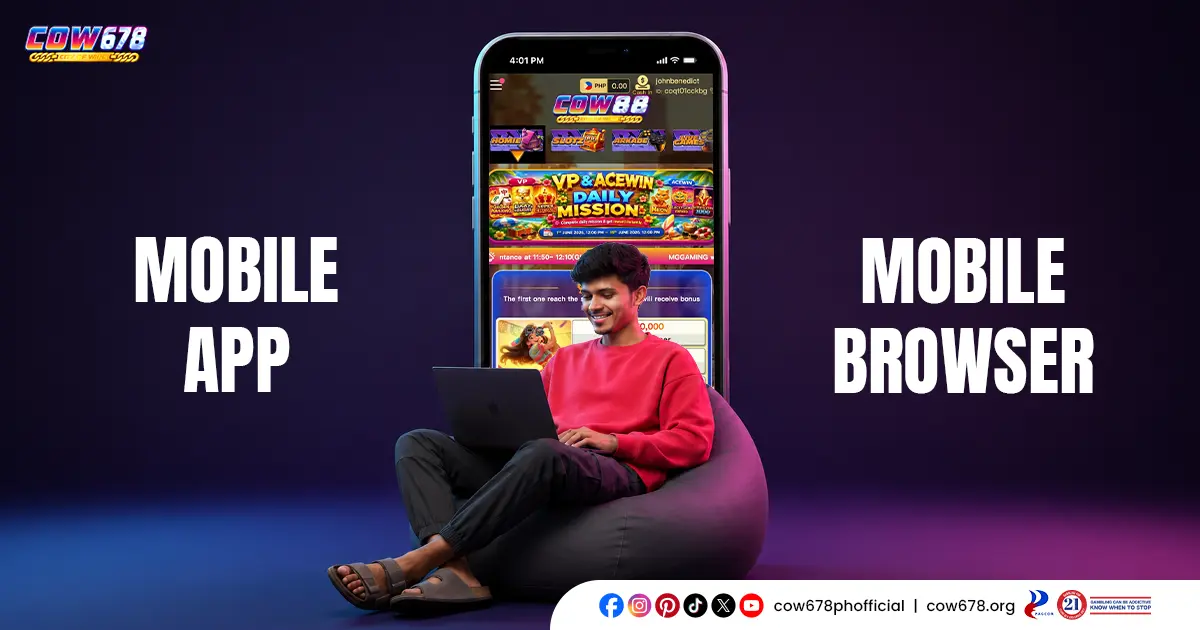 COW678 App vs Mobile Browser A Side by Side Comparison